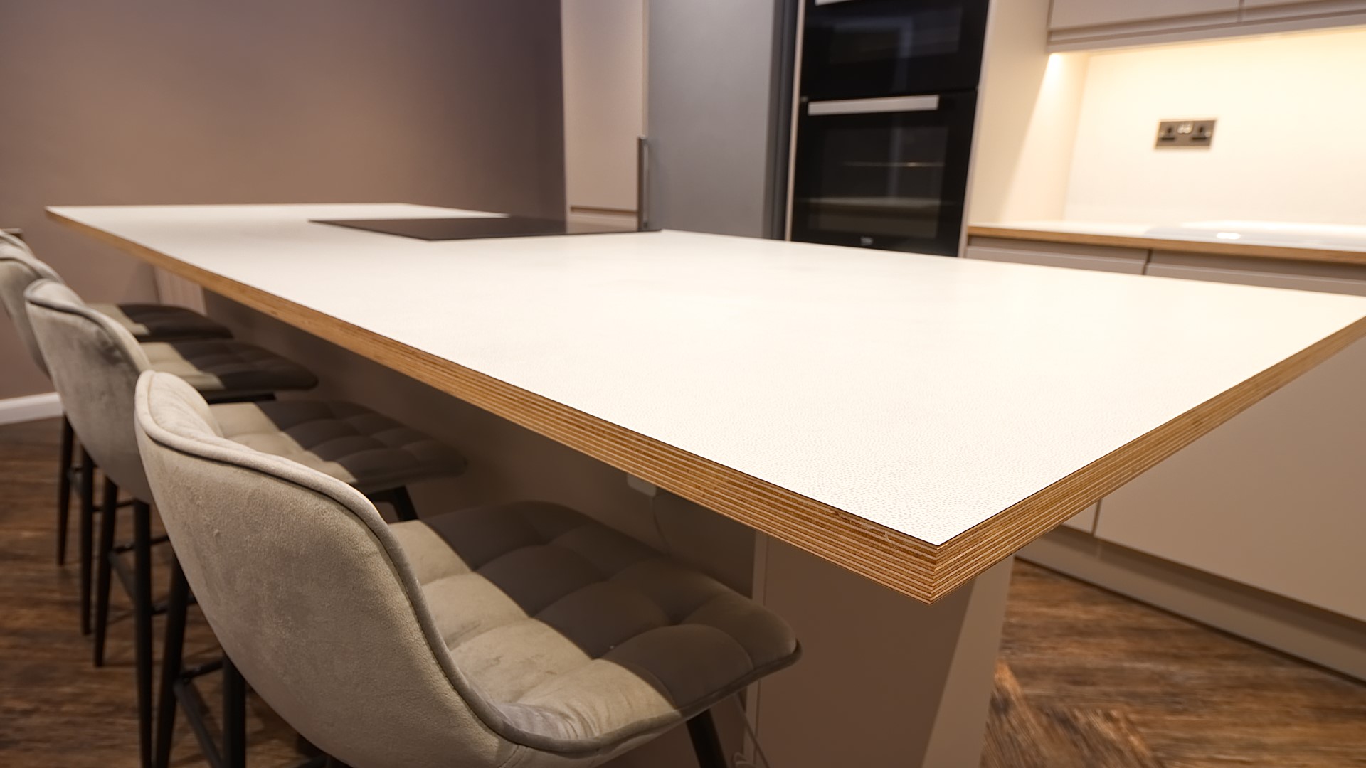 Making DIY Custom Birch Plywood & Laminate Kitchen Worktops